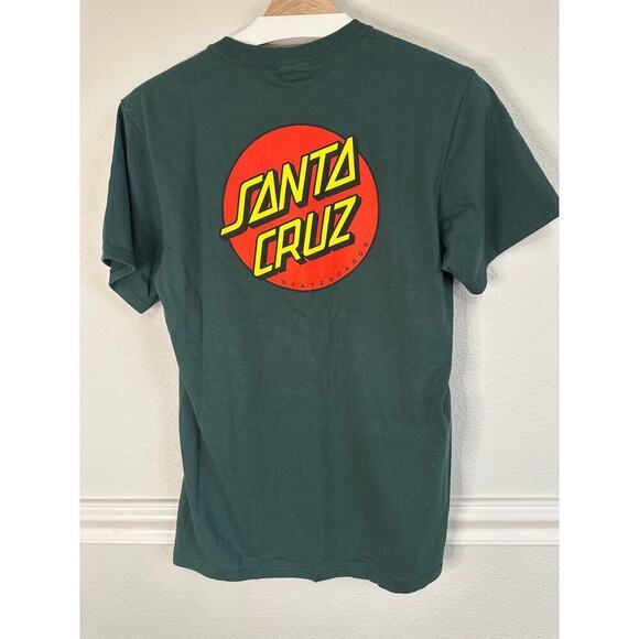 Santa Cruz Boys Tshirt, XLarge, Green, Classic Logo, NWT - Picture 2 of 4